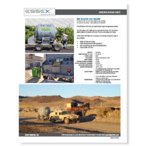 500 Gallon LOX/LIN Cart Specification Sheet