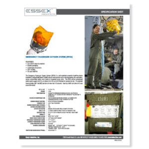 Emergency Passenger Oxygen System (EPOS) Specification Sheet