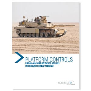Platform Controls for Ground Combat Vehicles