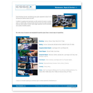 Maintenance, Repair & Overhaul (MRO)